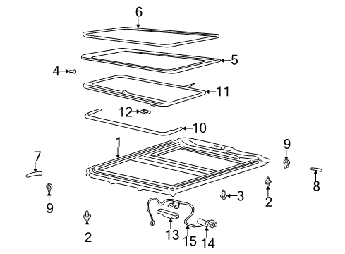 2005 Buick LeSabre Sunroof Diagram