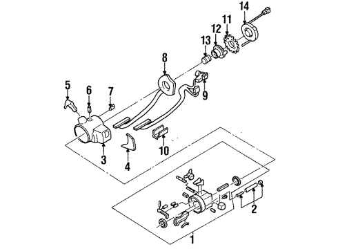 1994 Oldsmobile Cutlass Supreme Ignition Lock Diagram