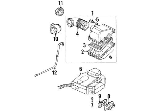 2002 Cadillac Eldorado Air Intake Diagram