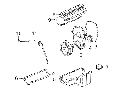 2004 Chevy Silverado 2500 HD Filters Diagram