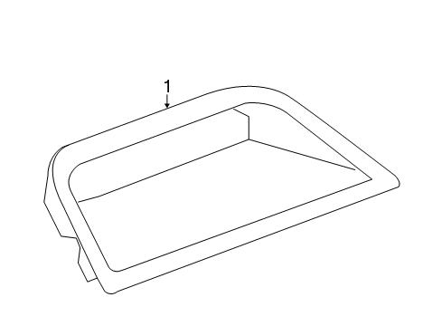 2008 Saturn Aura High Mount Lamps Diagram 1 - Thumbnail