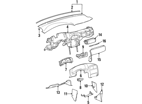 2000 Saturn SC1 Switches Diagram