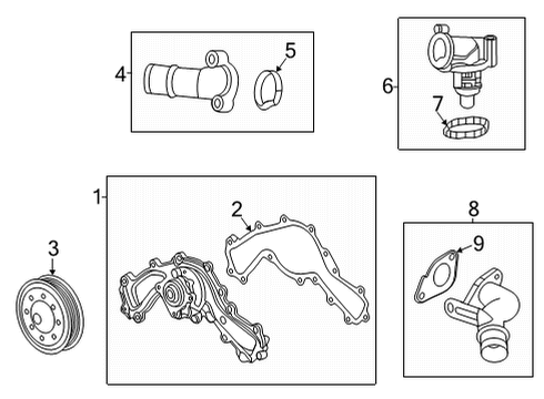2022 Cadillac CT5 Water Pump Diagram 2 - Thumbnail