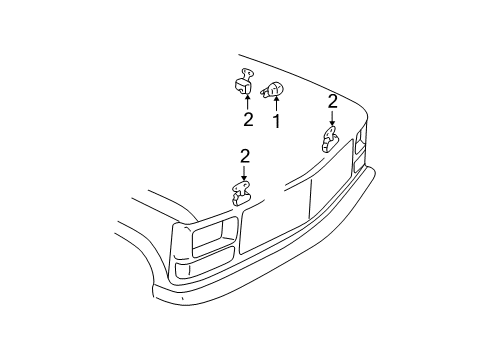 1997 Chevy C2500 Electrical Components Diagram 1 - Thumbnail
