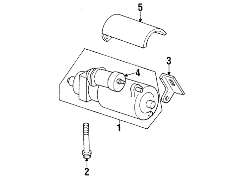 1991 GMC C3500 Starter, Electrical Diagram 2 - Thumbnail