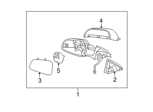 2008 Saturn Aura Outside Mirrors Diagram