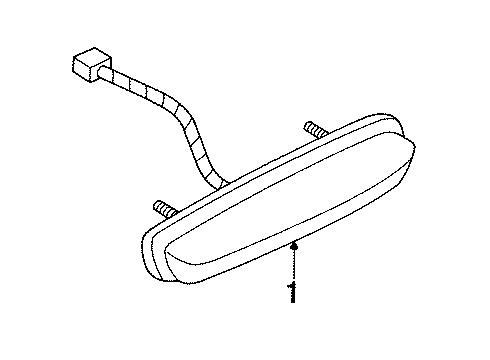 1994 Saturn SL2 High Mount Lamps Diagram