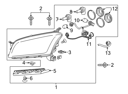 2016 Chevy Trax Headlamps Diagram