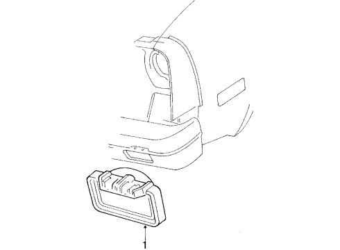 1985 Pontiac T1000 Park Lamps Diagram