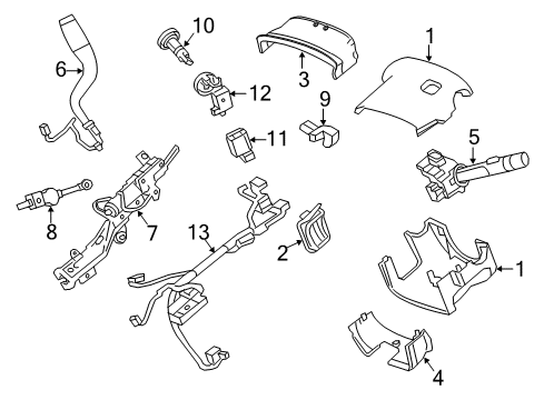 2016 Chevy Silverado 2500 HD Ignition Lock Diagram