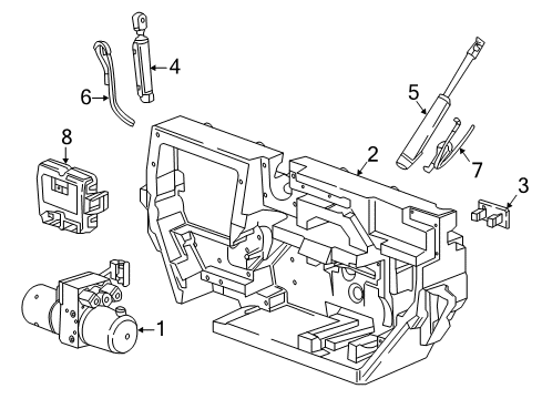 2022 Chevy Camaro Motor & Components Diagram