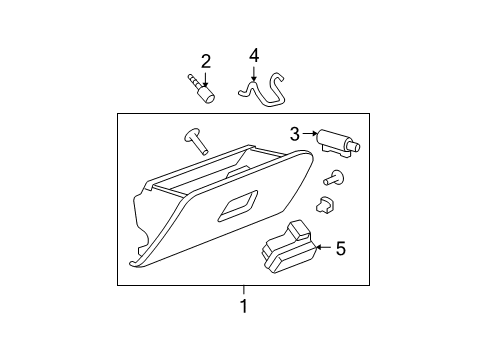 2010 Chevy HHR Glove Box Diagram