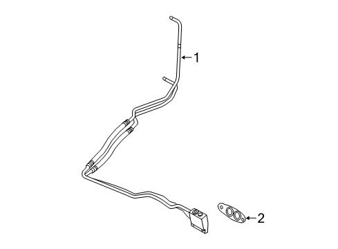2020 Cadillac Escalade ESV Engine Oil Cooler Diagram