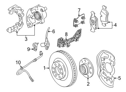 2000 Saturn LW2 Anti-Lock Brakes Diagram