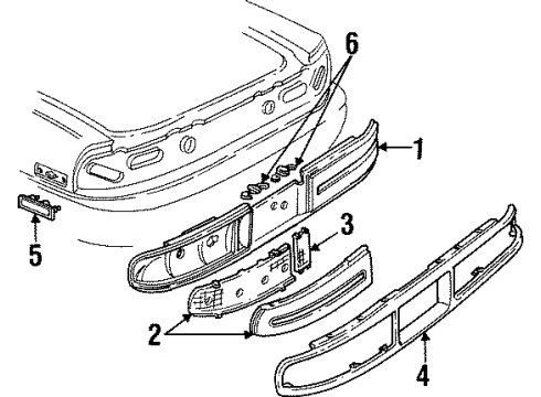 1991 Buick Park Avenue Tail Lamps Diagram