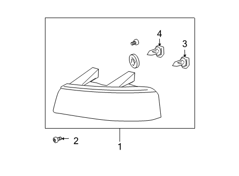 2023 Chevy Express 2500 Headlamp Components Diagram