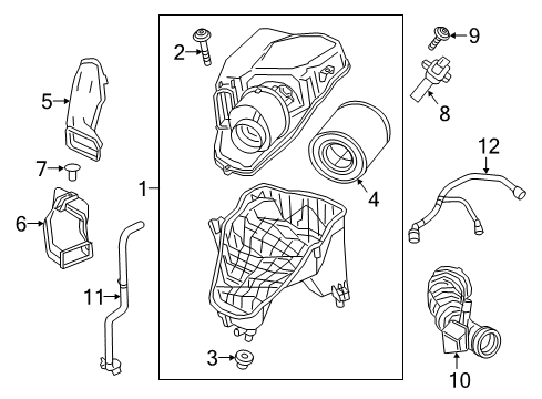 2016 Chevy Cruze PCV Tube Diagram for 12673862