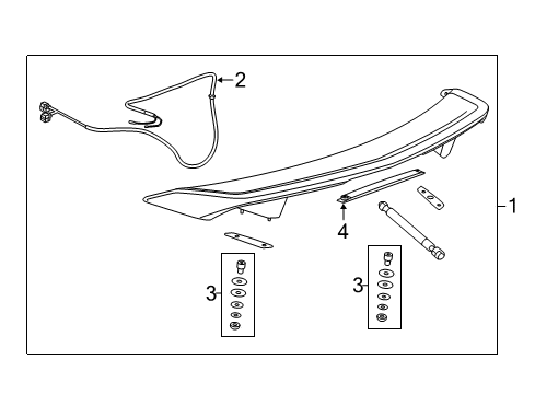 2012 Chevy Camaro Rear Spoiler Diagram 4 - Thumbnail