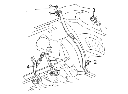 2005 Pontiac Grand Am Seat Belt Diagram