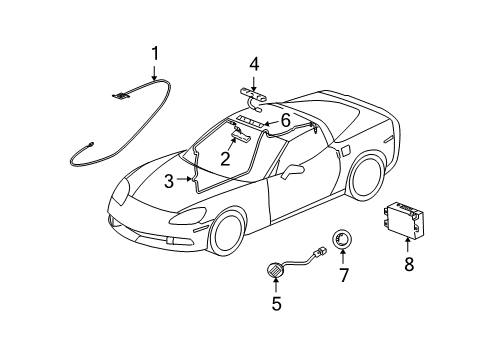 2008 Chevy Corvette Navigation System Diagram