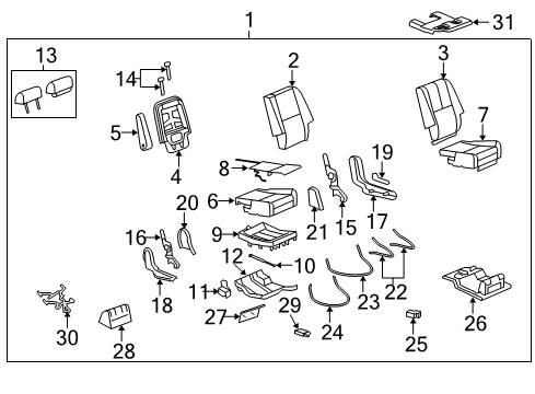 2008 Cadillac Escalade Heated Seats Diagram 5 - Thumbnail