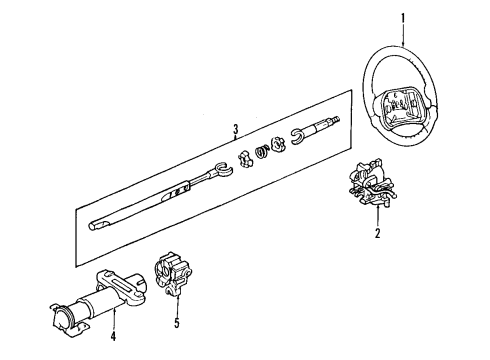 2005 Chevy Cavalier Steering Column, Steering Wheel Diagram