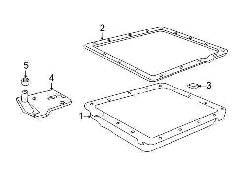 1996 GMC Savana 3500 Oil Pan Diagram for 8685921
