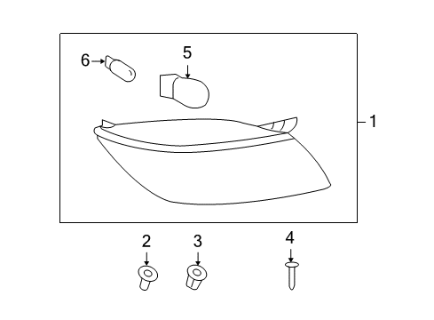 2007 Saturn Sky Tail Lamps Diagram
