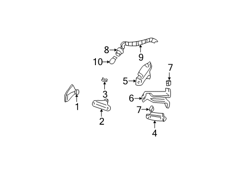 1999 GMC C3500 Rear Lamps - Side Marker Lamps Diagram