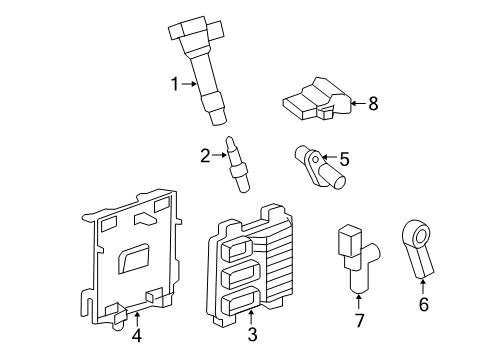 2017 GMC Acadia Ignition System Diagram
