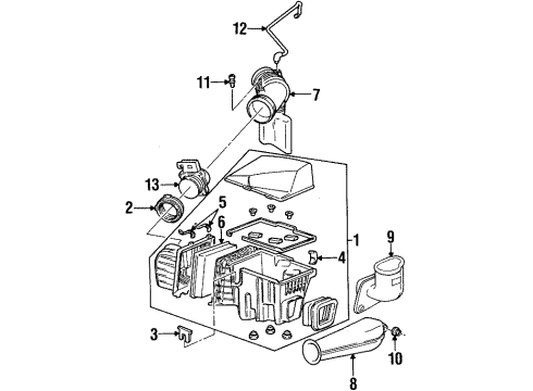 2000 Oldsmobile Silhouette Air Intake Diagram