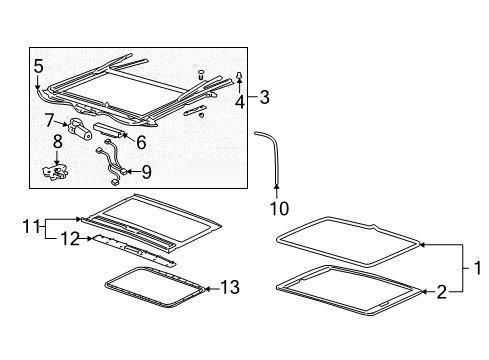 2007 Pontiac Grand Prix Sunroof Diagram