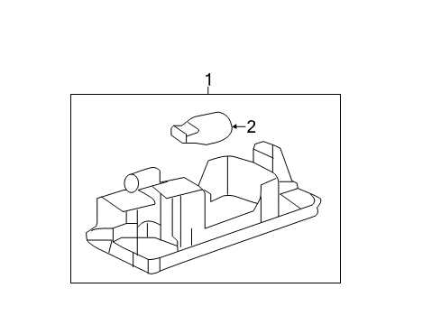 2016 Cadillac ATS License Lamps Diagram