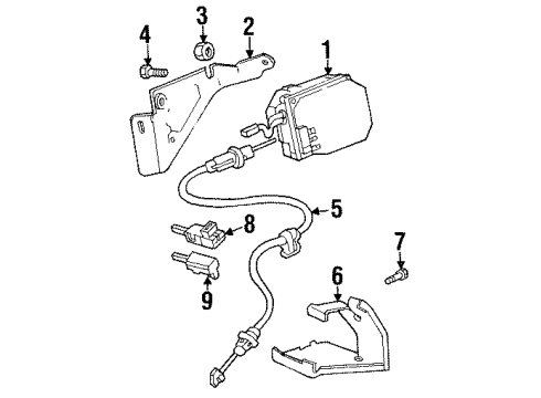 2001 Oldsmobile Aurora Cruise Control System Diagram