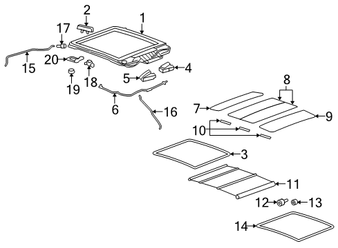 2007 Saturn Aura Harness Diagram for 22714600