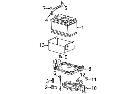 2024 Chevy Trailblazer Battery Diagram