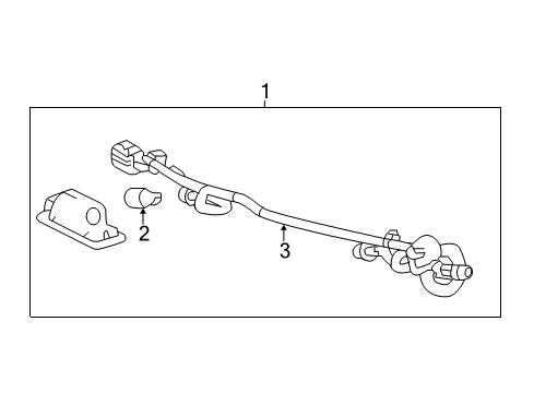2017 Cadillac CTS Bulbs Diagram