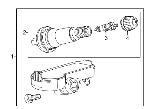 2019 Chevy Cruze Tire Pressure Monitoring Diagram