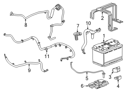 2022 Chevy Camaro Battery Diagram