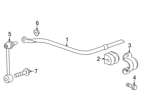 2017 Cadillac CTS Rear Suspension, Rear Axle, Lower Control Arm, Upper Control Arm, Ride Control, Stabilizer Bar, Suspension Components Diagram