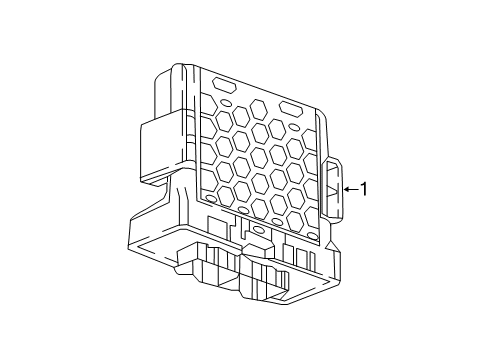 2024 Cadillac XT4 Module Diagram for 13558602