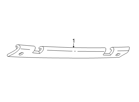 2001 Chevy Camaro Interior Trim - Roof Diagram 1 - Thumbnail