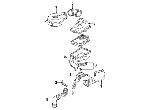 1990 Cadillac Eldorado Air Inlet Diagram