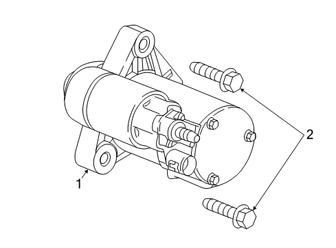 2018 Buick LaCrosse Starter Diagram