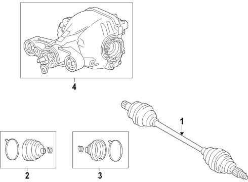2019 Cadillac CT6 Carrier Diagram for 84637776