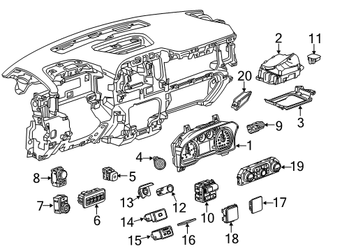 2023 Chevy Silverado 1500 Parking Brake Diagram