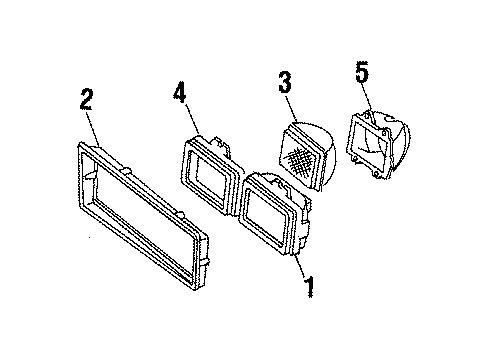 1984 Chevy Monte Carlo Headlamps Diagram
