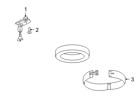 2017 Chevy Traverse Spare Tire Carrier Diagram