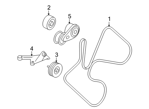 2007 Chevy Silverado 2500 HD Belts & Pulleys, Cooling Diagram 3 - Thumbnail