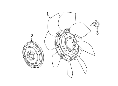2005 Chevy Colorado Cooling System, Radiator, Water Pump, Cooling Fan Diagram